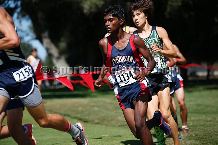 2014StanfordD2Boys-047.JPG - D2 boys race at the Stanford Invitational, September 27, Stanford Golf Course, Stanford, California.
